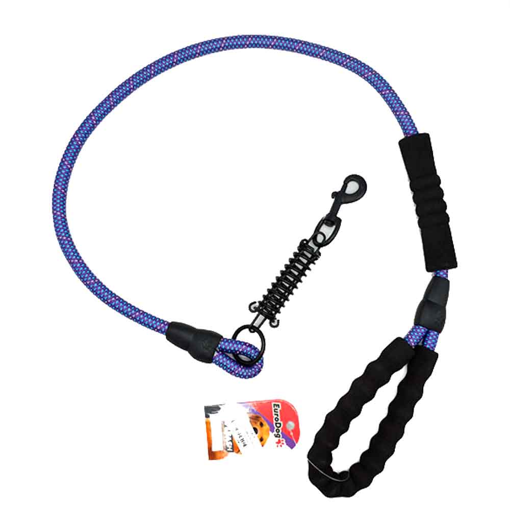 EuroDog Köpek Gezdirme Kayışı Reflektörlü Mor 120 Cm